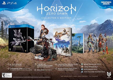 Horizon Zero Dawn Collectors Edition Ps4 Game Games Loja De