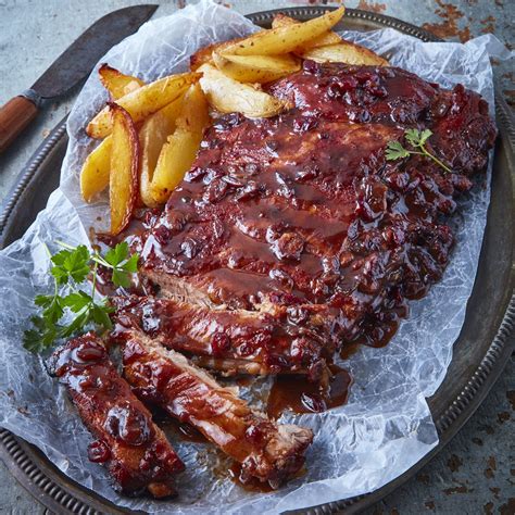 Cranberry Barbecue Baby Back Ribs US Cranberries
