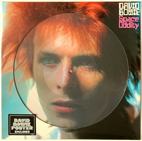 david bowie space oddity [picture disc poster] lp vinyl record album david bowie poster