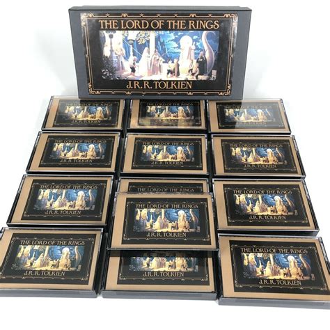 I bought this as a gift to myself for 20 year anniversary of me reading the lord of the rings books for the first time. The Lord of the Rings 13 Casette Tapes Box Set JRR Tolkien ...
