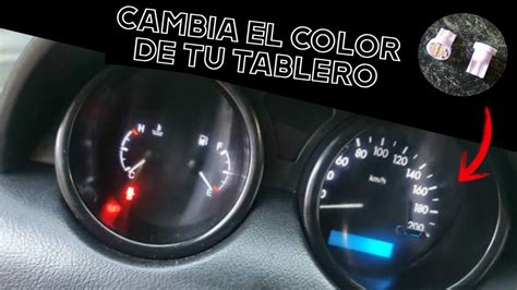 Cambiamos De Color Las Luces Del Tablero En El Aveo Youtube