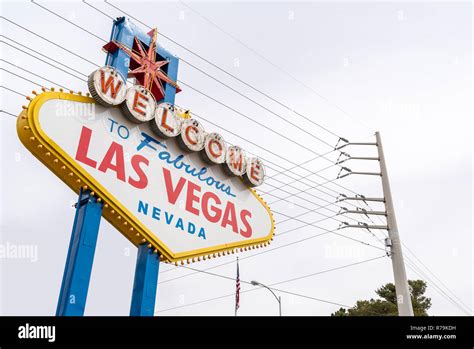 Famous Las Vegas Sign Stock Photo Alamy