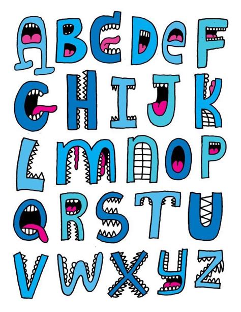 25 Unique Cool Fonts Alphabet Ideas On Pinterest Cool Writing Fonts