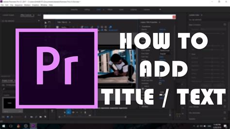 In this beginner premiere pro tutorial, learn how to add text and animate opacity to fade text in and out with essential graphics! How to add text/title in adobe premiere 2018 - YouTube
