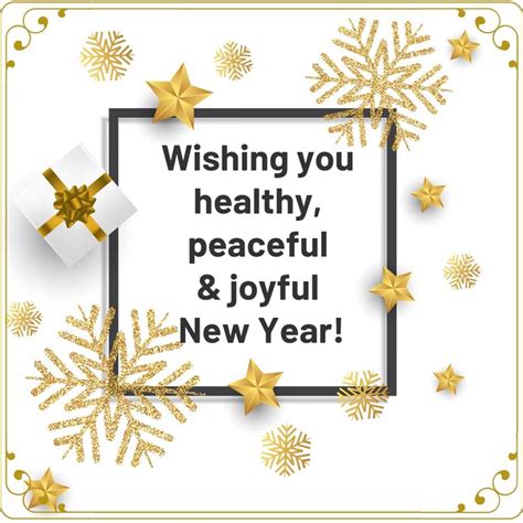 Wishing You Healthy Peaceful And Joyful New Year Full Of Fun