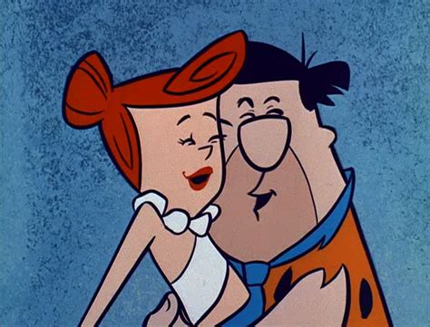 Wilma And Fred Flintstone Cartoon Fun Fact Fridays First Couple Shown In Bed On Tv B For