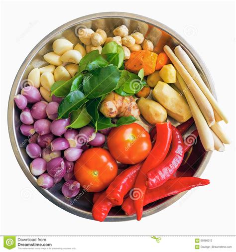 Fresh Ingredients For Cooking Curry Stock Photo Image Of Closeup