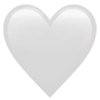 Laden sie die kostenlosen grafikressourcen in form von png eps ai. Das weiße Herz | Emoji, Zeichen & Symbol