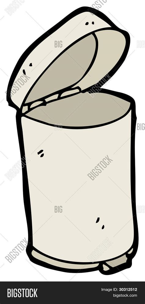 Cartoon Rubbish Bin ( Image & Photo (Free Trial) | Bigstock