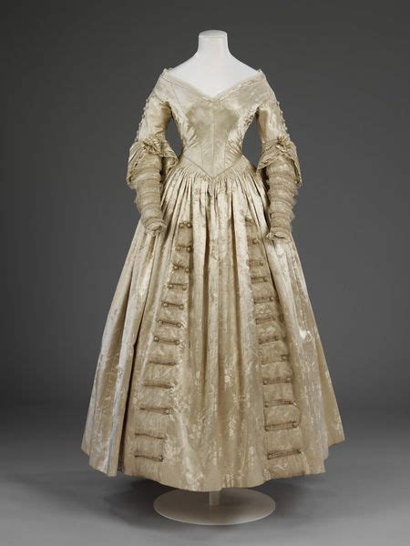19th Century Wedding Dresses 1841 British Wedding Dress At The