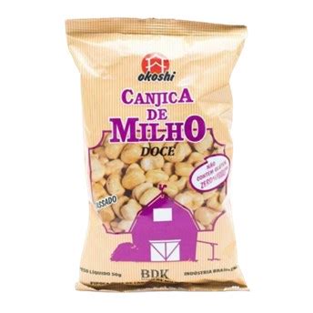 Mas espera aí, não falávamos de milho? Pipoca Doce Canjica de Milho 50g - Okoshi