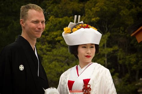 a traditional japanese wedding in miyajima