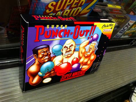 Super Punch Out Box My Games Reproduction Game Boxes