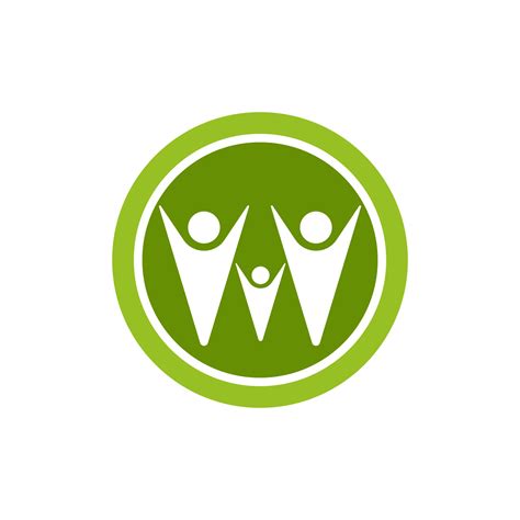 three little family people icon logo 11892414 Vector Art at Vecteezy