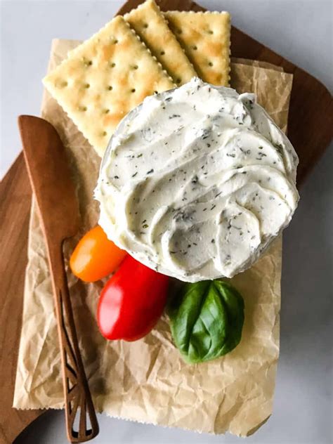 herb and garlic cream cheese spread cook fast eat well
