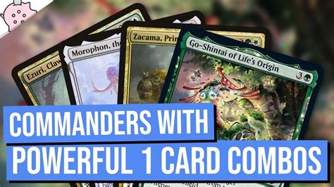 Commanders With Powerful 1 Card Combos Edh Commander Overpowered