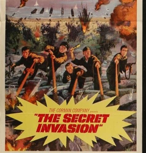 The Secret Invasion 1964 Insert Movie Poster Mickey Rooney Roger