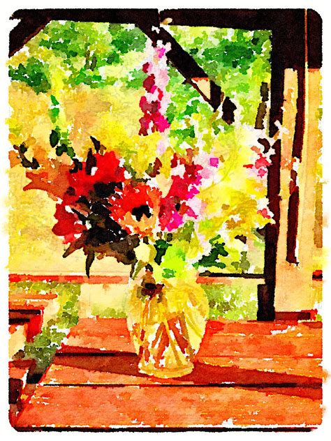 First following picture is cut into 9 parts of equal size (format 3x3), second. Waterlogue App turns photos into watercolor paintings ...