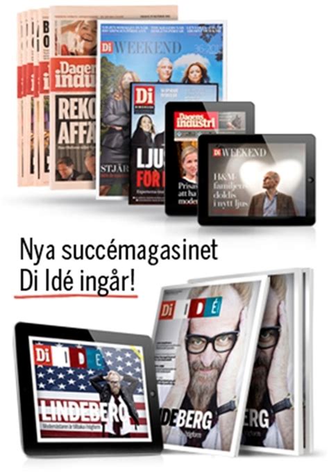 Explore tweets of dagens industri @dagensindustri on twitter. Dagens industri | Prenumerera på Di till kampanjpris ...