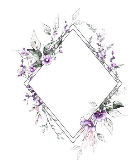 W9png My Pin Flower Frame Floral Flower Backgrounds