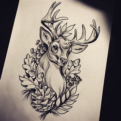 64 Traditional Deer Tattoos Ideas
