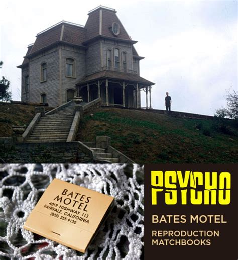 Bates Motel Psycho Match Book Movie Screen Accurate Prop Replica Hitchcock Norman Bates Etsy