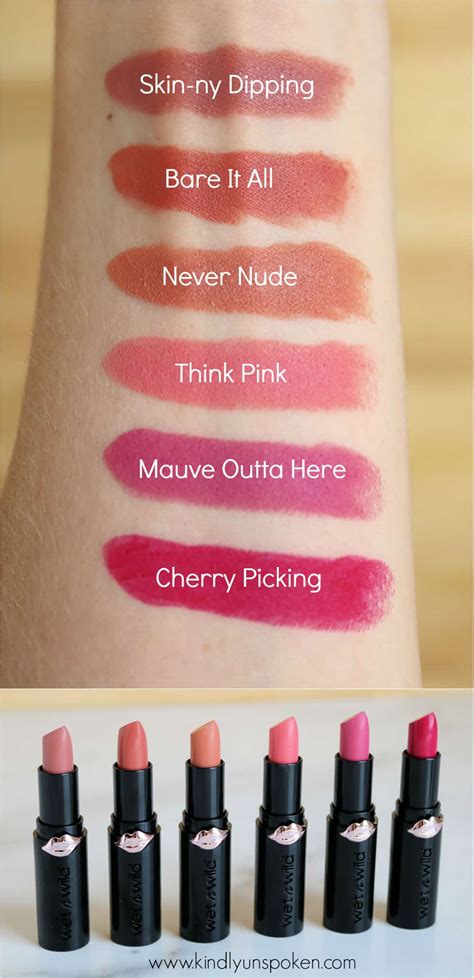 Color icon 10 pan palette 10g (not a basic peach). Wet n Wild MegaLast Lip Color Review and Swatches - Kindly ...