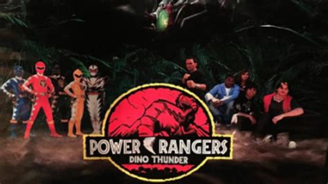 Power Rangers Jurassic Park Meets Dino Thunder In This Slick Fan Poster