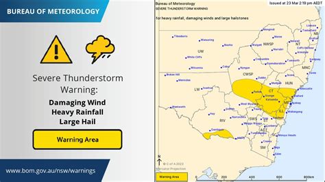 Bureau Of Meteorology New South Wales On Twitter ⛈️⚠️severe