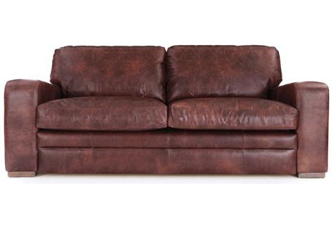 Urbanite Hobnail Leather Large Seater Sofa Bed From Old Boot Sofas