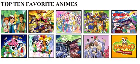 My Top 10 Favorite Anime By Digininja14 On Deviantart