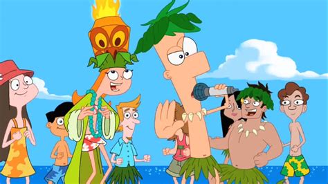 Initially broadcast as a preview on august 17, 2007 on disney channel, the sequence follows 2 suburbana million stepbrothers2 on summer season holiday. Image - Ferb singing at the beach.jpg | Phineas and Ferb ...