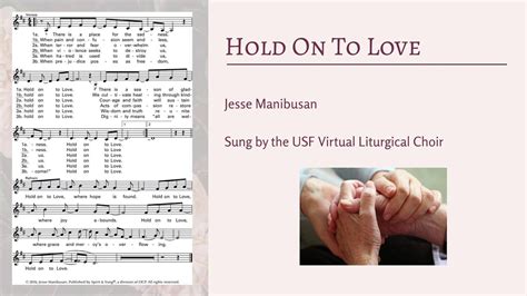 Usf Virtual Liturgical Choir Hold On To Love By Jesse Manibusan