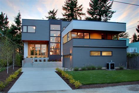 Schmitz Park House Modern Exterior Seattle By Ryan Rhodes