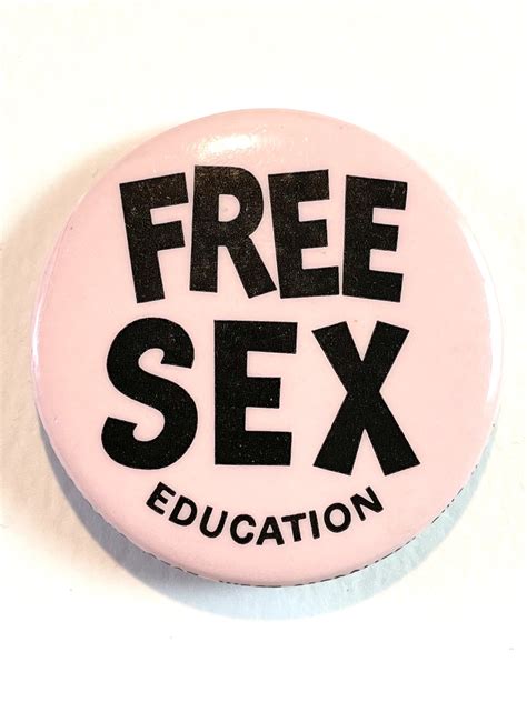 1970 s free sex education pinback button deadstock container