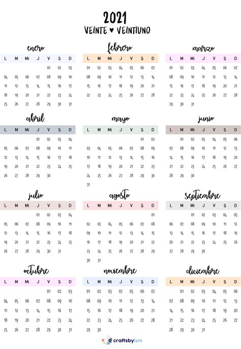 Calendario 2021 Word Gratis Calendario Jan 2021