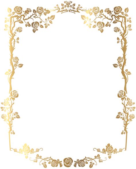 Pink watercolor gold circle design. Download Picture Golden Frame French Rectangular Floral Border Clipart PNG Free | FreePngClipart