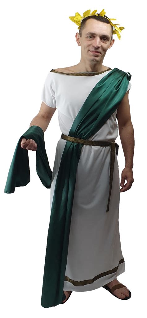 Mens Greek God Roman Senator Grecian Mythology Toga Robes Historical