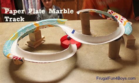 Paper Plate Marble Track Frugal Fun For Boys And Girls