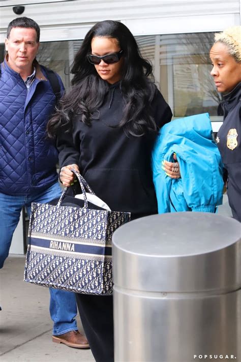 Rihannas Dior Bag With Her Name On It Popsugar Fashion