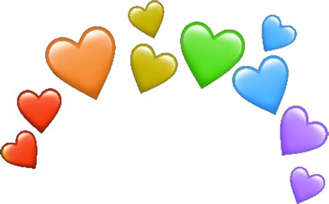 Download Rainbow Hearts Heart Arcoiris Corazones Corazon Corazón