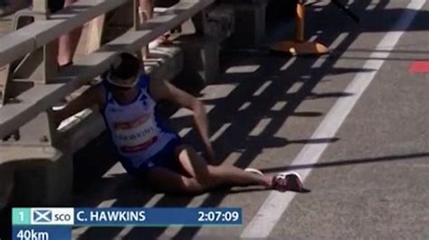 Watch Moment Marathon Runner Collapses Metro Video