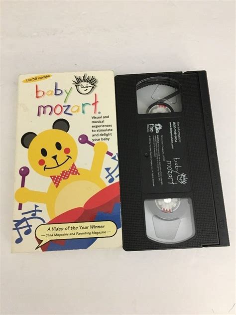 Disneys Baby Einstein Mozart Vhs Video Tape Music Nearly New Buy My