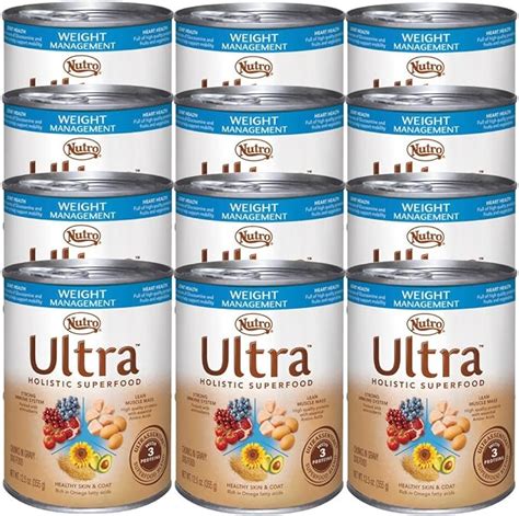 Nutro Ultra Weight Management Canned Dog Food 12x125oz Amazonca