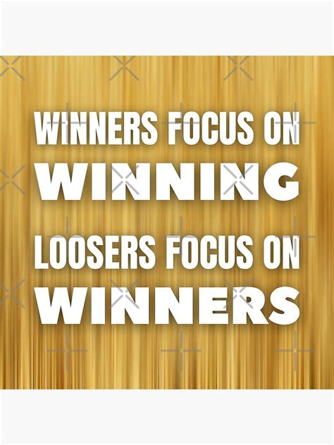 Inspirational And Motivational Quotes Winners Focus On Winning