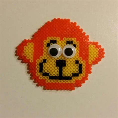 Abe Monkey Mini Made By Pia Petrea Perler Bead Patterns Perler