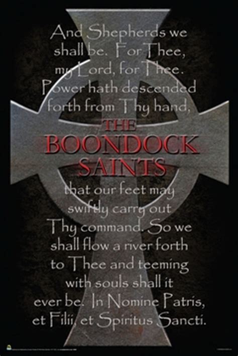Boondock Saints Poster Cross And Prayer Nerdkungfu