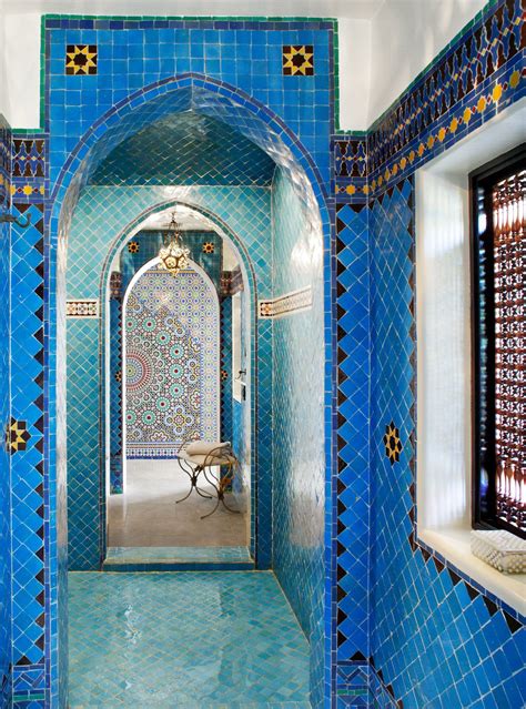 A California Bathroom With Moroccan Flair Moroccan Bathroom Master