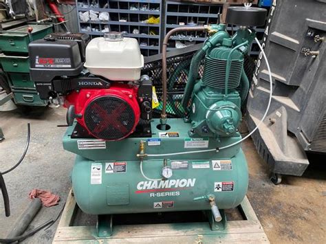 Used 13hp Honda Gas 30 Gallon Air Compressor Electric Start And Auto