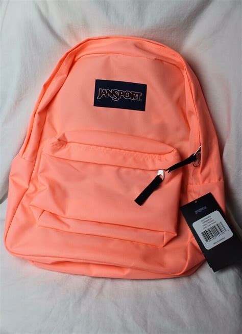 Jansport Superbreak 25l Backpacks Coral Peaches For Sale Online